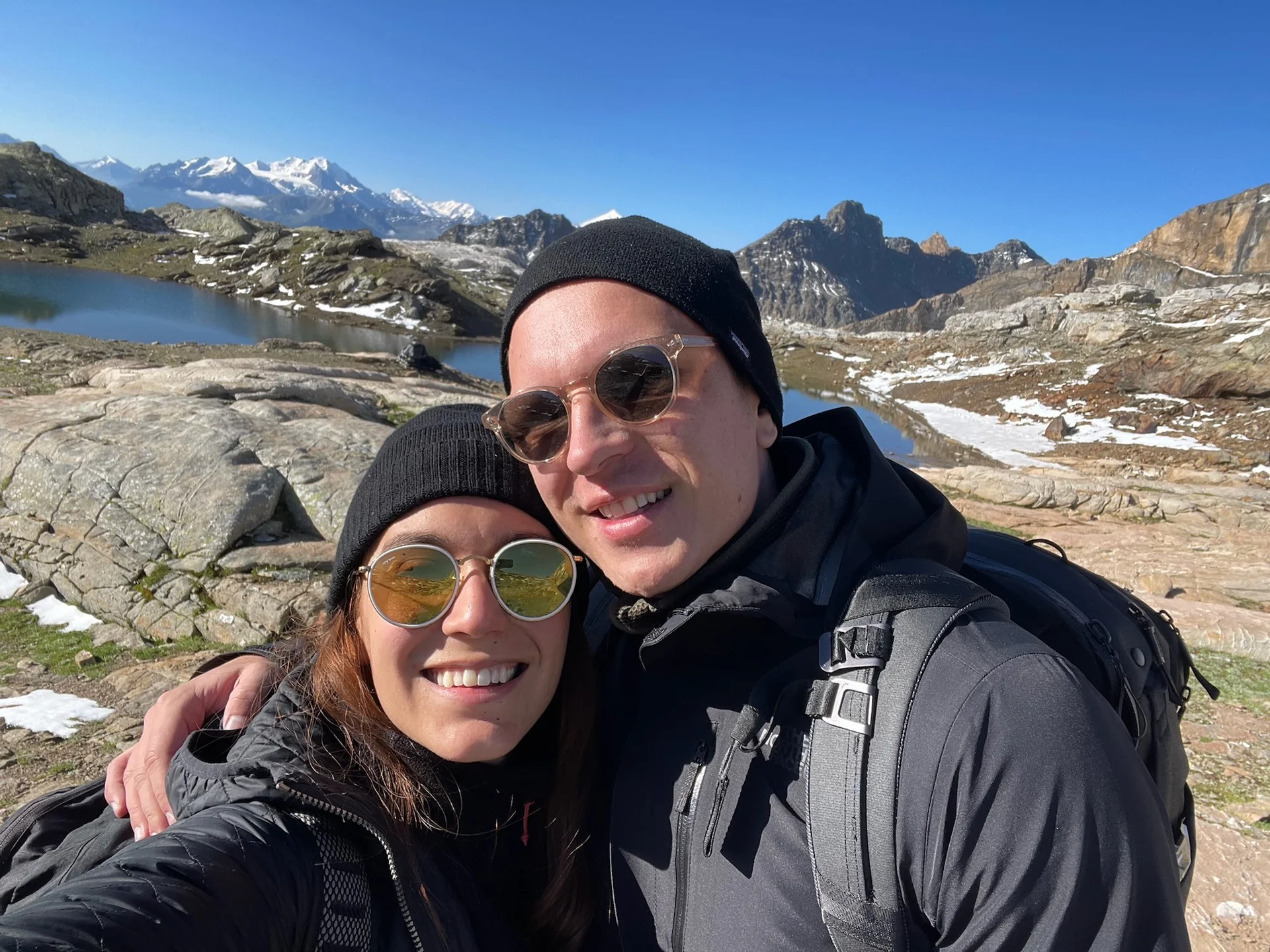 David and Daniela in the Swiss Alps